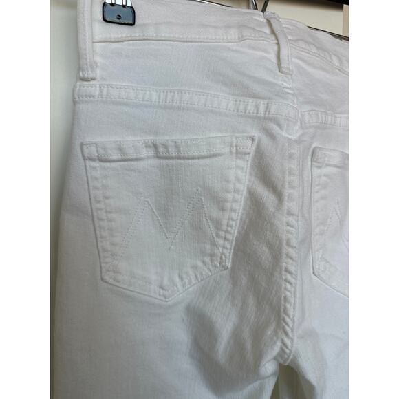 MOTHER Denim The Insider Crop Step Fray Fairest Of Them All, Size 24, Like New - Picture 8 of 10